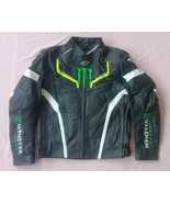 New Men Energy Motorcycle Racing Leather Jacket Genuine Leather Jacket A... - £149.03 GBP