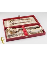 Epns W.A Sheffield Salade Ensemble &amp; Rogers Mfg Cuillère &amp; Wa Inde Glace... - $110.17