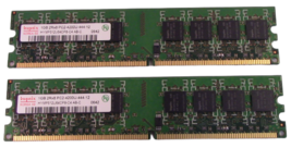 2 - Hynix 1 GB RAM 2Rx8, PC2-4200U-444-12, HYMP512U64CP8-C4 AB-C Desktop Memory - £17.54 GBP