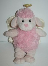 Commonwealth Easter Lamb Angel Sheep 9&quot; Pink Plush Soft Toy My Favorite Company - £35.61 GBP
