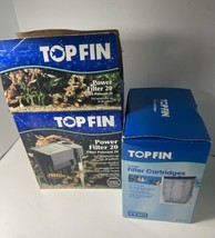 Top Fin Power Filter 20 For Aquariums Up To 20 Gallons Extra Filters - £10.86 GBP
