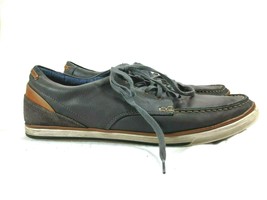 Aldo Moc Toe Blue Gray Boat Fashion Sneakers Men&#39;s Size 11 - £21.99 GBP