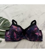 Torrid Active Womens Sports Bra Size 48 DD Purple Black Underwire Space ... - $480.68 MXN