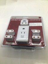 Travel Smart Conair 1875 Watt Converter and Worldwide Adapter Set White  - €15,93 EUR