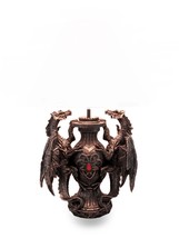 Scratch &amp; Dent Gothic Guardians of Light Medieval Dragons Table Lamp Base - £51.80 GBP
