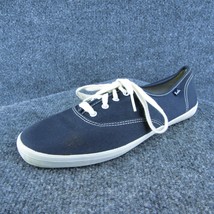 Keds  Women Sneaker Shoes Blue Fabric Lace Up Size 9 Medium - $24.75