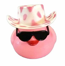 Cute Cowgirl Duck With Hat And Sunglasses  - Slappy Ducky - $3.50