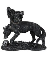 Cerberus 14896 Underworld Guardian 3 Headed Dog Resin Statue 6.75&quot; L - $52.44 CAD