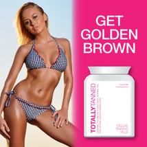 Totally Tanned Tablets Pill Tablet Permanent Tan Maximum Strength Brown - £26.96 GBP