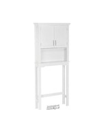 Bathroom Interior Adjustable Somerset Space Saver Cabinet White Open Top... - $319.32 CAD