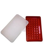 Tupperware Hot Dog Bacon Keeper Container 1292-0 Paprika Red Meat Marinate - $12.18 CAD