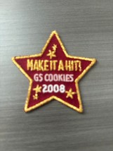 2008 GS Cookies Make It A Hit! Girl Scouts Embroidered Patch - $4.49