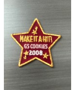 2008 GS Cookies Make It A Hit! Girl Scouts Embroidered Patch - $86.44 MXN