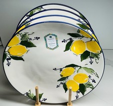 4 Dinner Plates Papart Ceramics Lemon New - $64.30
