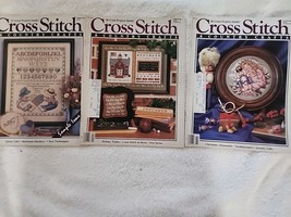 Lot of 3Cross Stitch &amp; Country Crafts Magazine Back Issues 1986/1987 Vtg - $9.50