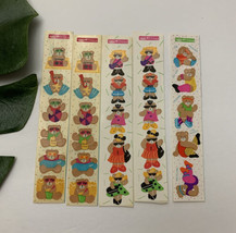 Vintage Cardesigns Toots Teddy Bear Sticker Lot 80s Beach Workout Barely... - £30.43 GBP