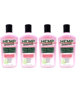 LOT 4x HEMP Heaven STRAWBERRY Hemp Seed Oil Body Lotion Moisturize &amp; Hyd... - $55.53 CAD