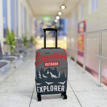 Mountains Outdoor Explorer Luggage Cover-Protect Luggage Travel in Style - £22.58 GBP+