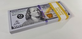 FULL PRINT Realistic Prop Money New Fake 100 Dollar Bills Replica Counterfeit  - $11.29