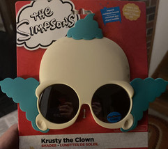 Sun-Staches The Simpsons Krusty Clown Character Sunglasses Costume Party... - £12.17 GBP