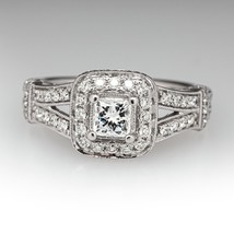 Vera Wang Love Princess Lab Created Diamond Sterling Silver Promise Wedding Ring - £36.15 GBP