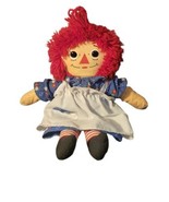 Vintage Raggedy Ann Doll 1987 Playskool Cloth Plush Play Doll 12&quot; with A... - £8.53 GBP