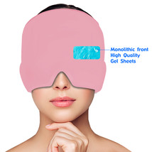 Headache and Migraine Relief Hat Gel Ice Eye Mask or Cap Hot Cold Therapy Sinus  - £19.48 GBP+