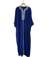 Chic kaftan men, Kaftan Moroccan, Men&#39;s kaftan Moroccan, blue kaftan for... - $2,578.69 MXN