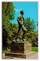 Abraham Lincoln Statue New Salem State Park Illinois IL UNP  Chrome Postcard T22 - £2.25 GBP