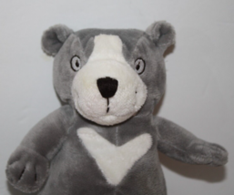 Kohls Cares Youre All My Favorites Gray White Bear Plush 8&quot; Stuffed Soft... - £7.79 GBP