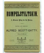 Rumpelstiltskin Musical Play Libretto &amp; Music Alfred Scott Gatty  - £37.17 GBP