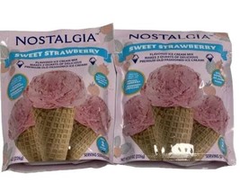 Nostalgia Strawberry Ice Cream Mix 8 Oz. Lot of 2 - $10.84