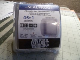 Sealproof 2WGIUXD 2-Gang In-Use Weatherproof Cover - 45 in 1 - 2-3/4&quot; De... - $17.95