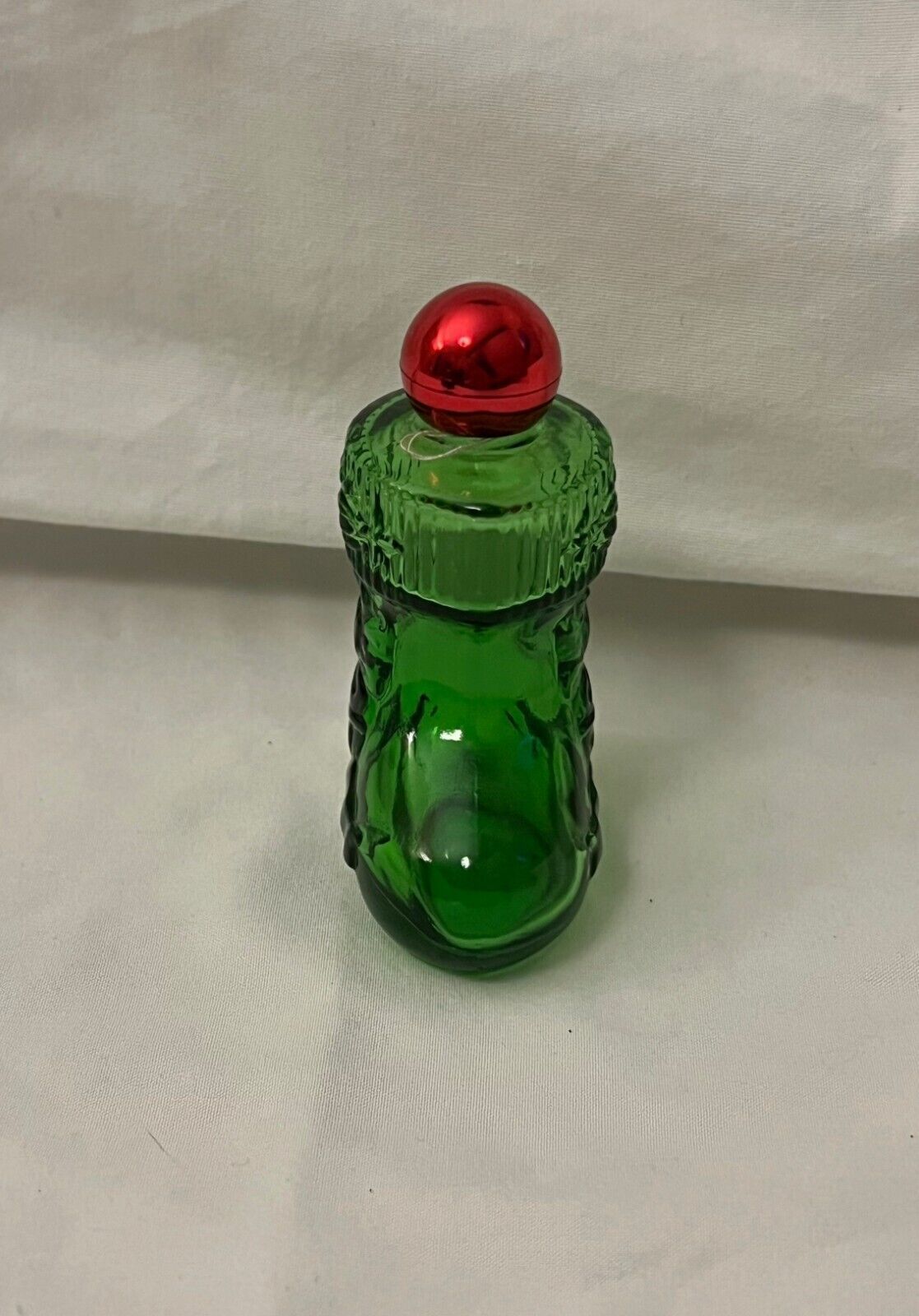 1976 Avon Cologne Green Stocking Bottle - Christmas Surprise - £6.33 GBP