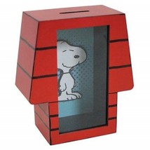 Peanuts Snoopy&#39;s Doghouse 6&quot; Tall Shadowbox Bank, New Unused Boxed - £19.29 GBP