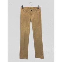 J.Crew Matchstick Beige Tan Corduroy Pants 26S - $24.74