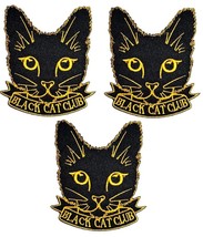 Cat Club Fun Patch Set - Retro Cartoon Embroidered Applique Iron-on for ... - $24.70