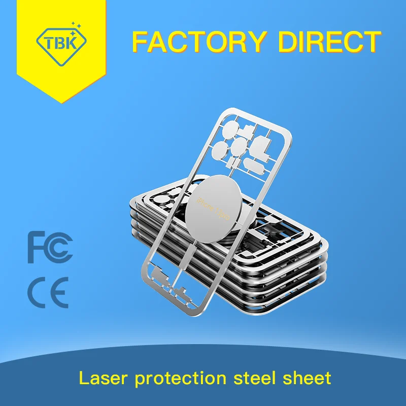 TBK Laser Back Cover Protective Steel Sheet Prevent Damage Mobile Phone Lens Int - £51.07 GBP
