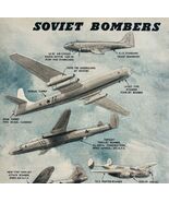 1949 Soviet Bombers War Planes WW2 Popular Mechanics Page Military Aviat... - $24.99