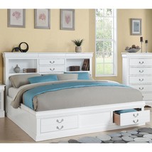ACME Louis Philippe III Queen Bed in White - $1,365.64