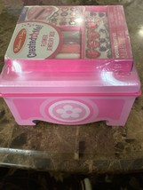 Melissa &amp; Doug Pink Created by Me Flower Jewelry Box, Decorate Wooden Cr... - £22.15 GBP