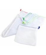 Reusable Veggie Bags Set of 5 Less Waste Mesh Breathable Washable Save M... - £13.22 GBP