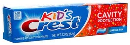 New Crest Kid&#39;s Cavity Protection Toothpaste, Sparkle Fun, 2.2 Oz, EXP 12-22 - £5.06 GBP