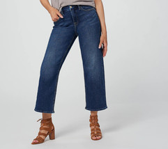 Jen7 by 7 for All Mankind Crop Wide Leg Jeans- Quincy, REGULAR 4 - £32.44 GBP