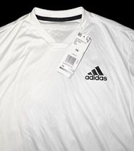 Adidas ClimaCool Long Sleeve Athletic Shirt White Men XS UV Protect NWT New image 2