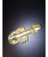Brass lobster hook vintage collectable  home decor  - £47.19 GBP