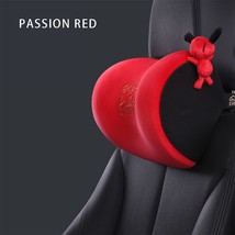 Car Seat Headrest Pillow Neck Rest Guard Lumbar Pillow Auto Memory Cotton Protec - £55.23 GBP