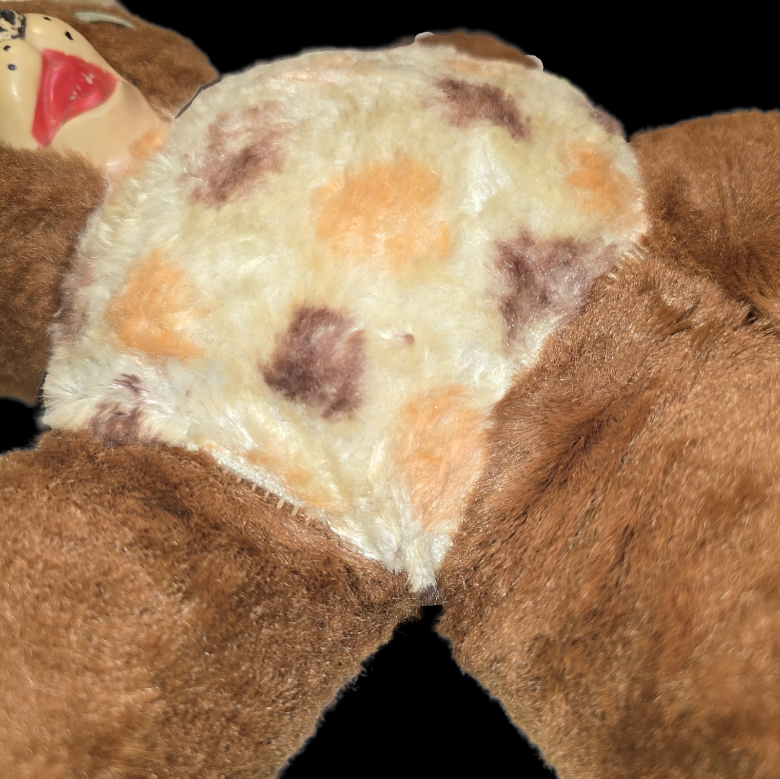 Vintage Cubbi Gund Brown & tan Polka Dot Teddy Bear Plush By Gund 14" Item image 9