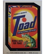  1974/ 6th S TOPPS WACKY sticker TOAD Froggy&#39;s Favorite Bubble Bath for ... - $2.67 CAD