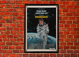 Moonraker 1979 Agent 007 James Bond Classic Action Movie Poster - £2.39 GBP